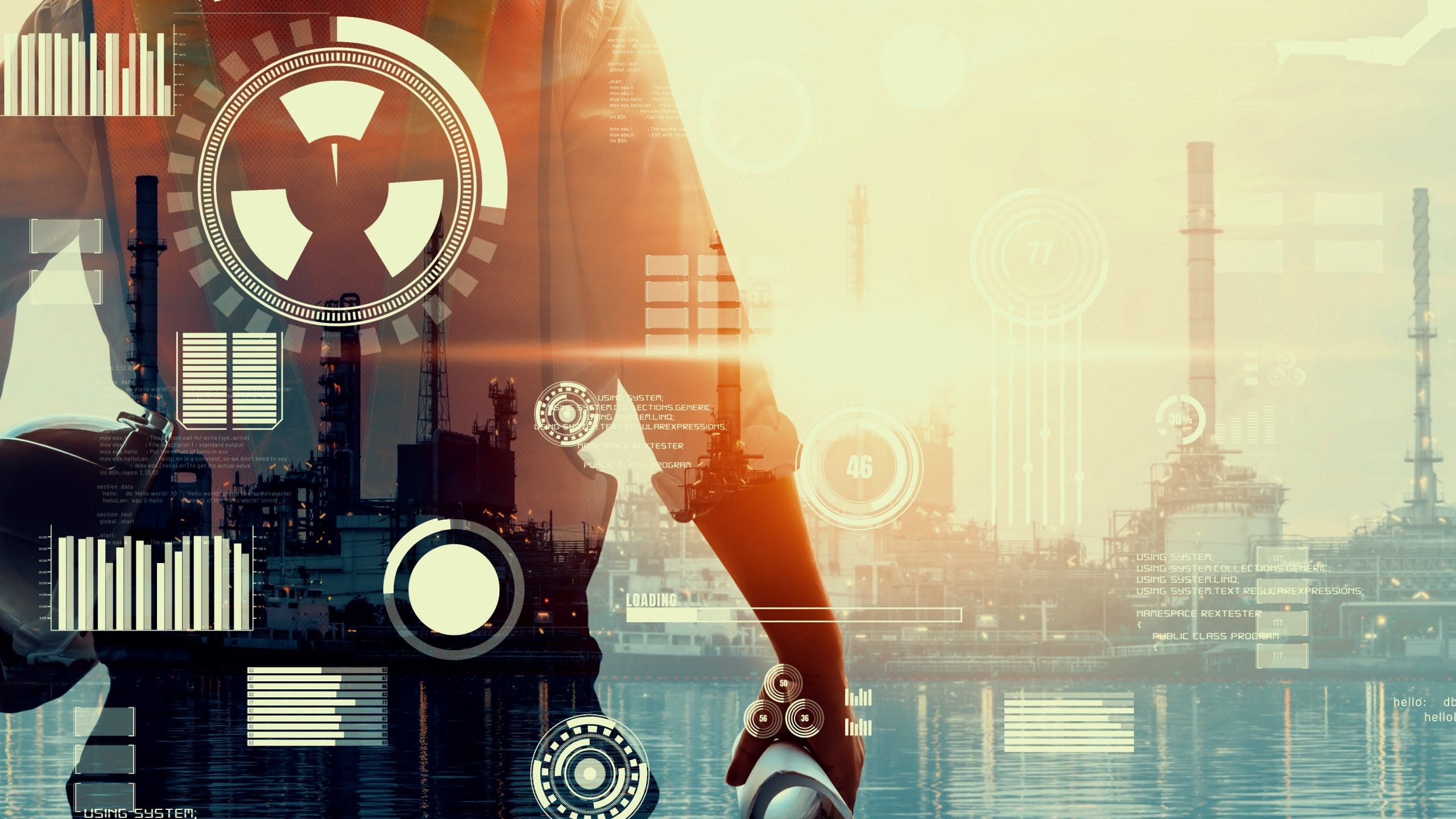 Future factory plant and inventive energy industry concept